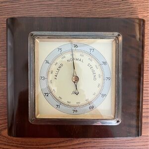 Vintage Brown Wall Barometer Specialwerk